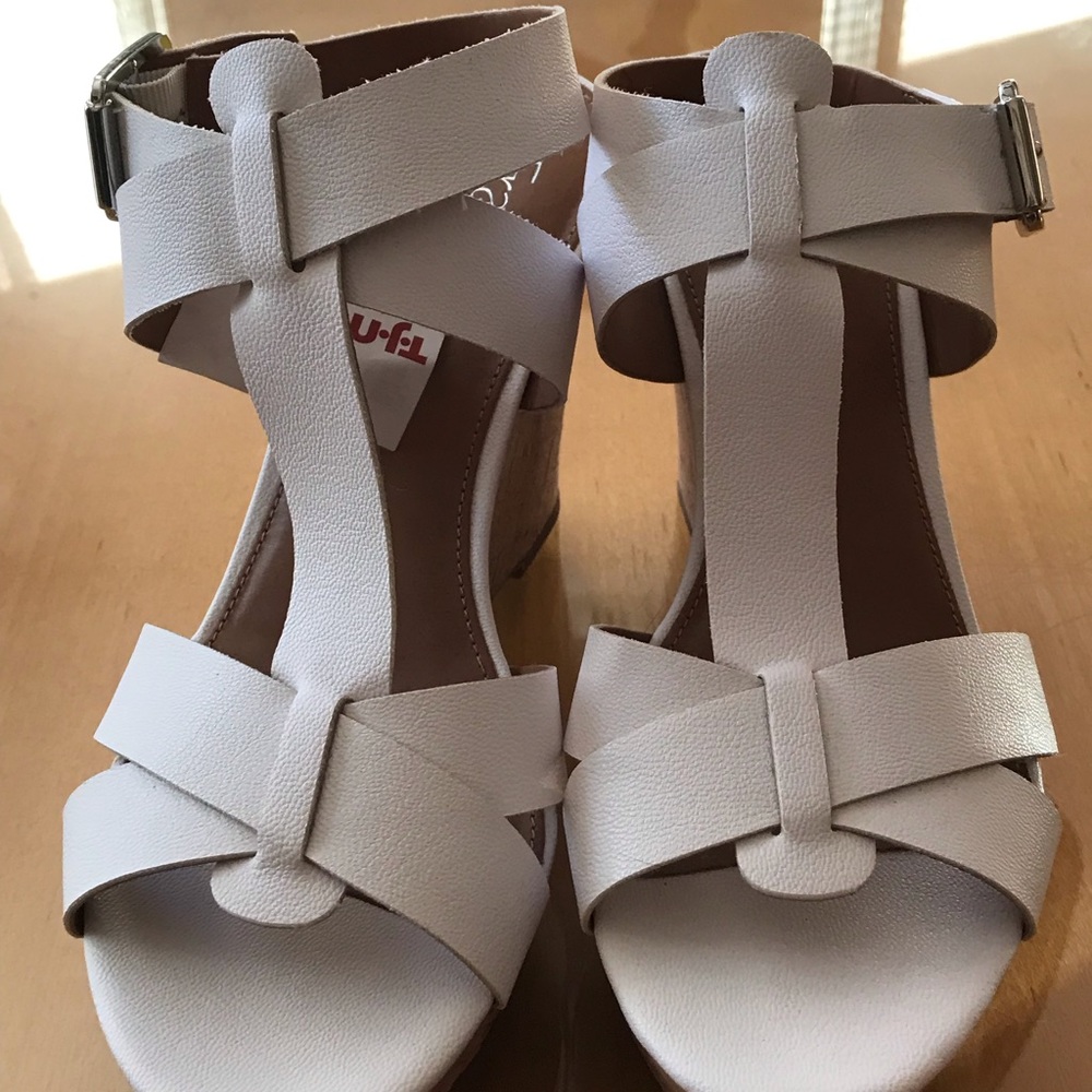 Franco Sarto platform wedge sandals